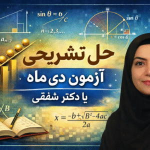 حل نمونه سوالات تشریحی فصل 1،2،3،4 ریاضی دهم آمادگی آزمون دی ماه